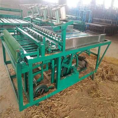 大小型号芦苇编织机牲畜棚舍保温草苫机草绳编制机草帘机