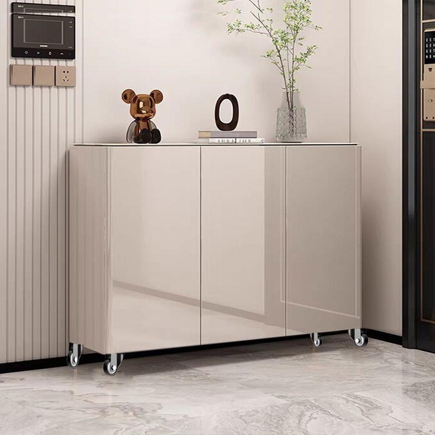 可移动鞋柜家用门口带轮子楼道外走廊用一梯一户万向轮电梯间鞋柜