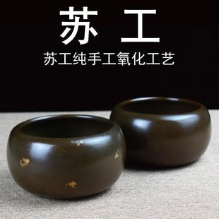 紫铜香炉铜复古室内熏香线香盘香炉大号居家禅意茶道香薰收藏精品