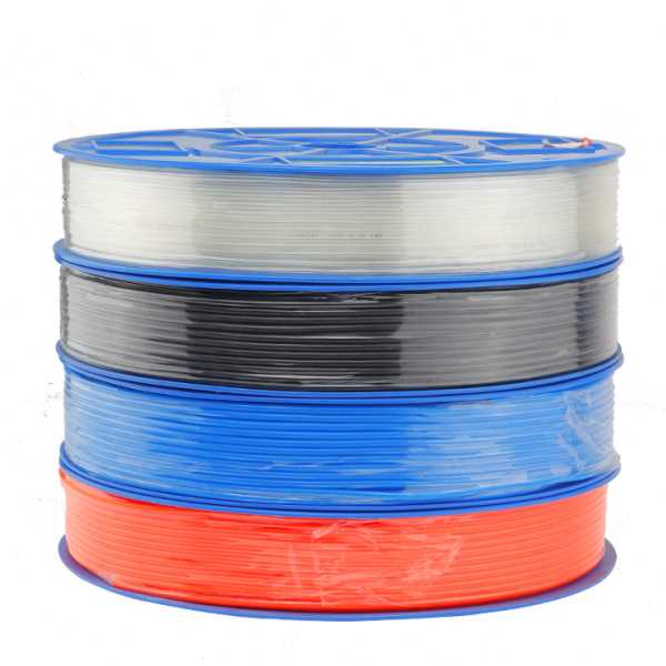 PU气管空压机软管6X4/8X5/12X8/14X10/16X12耐压透明红黑蓝气管