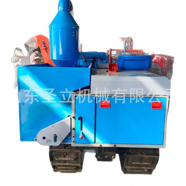 多功能小型联合收割机 32马力履带式山地稻麦大豆收割机