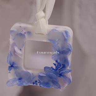 苏达限定 干花香薰蜡片衣柜蜡烛蜡牌香挂家用持久香氛固体挂件