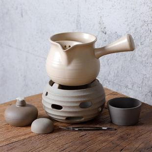 烧酒精底座 草木灰罐罐茶茶具煮茶炉家用室内围炉煮茶壶煮茶器套装