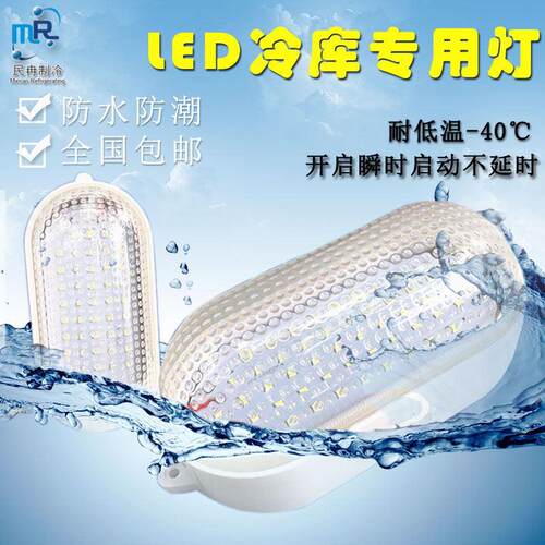 LED灯一体化8W36V冷库灯浴室防水灯防潮灯耐低温冷藏库三防灯灯具
