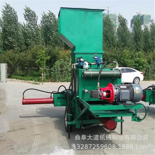 青贮饲料压块机 青储草料双层袋子打包机 卧式套袋青储机