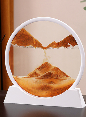 创意流沙画摆件客厅办t公室桌面解压简约酒柜装饰品生日礼物