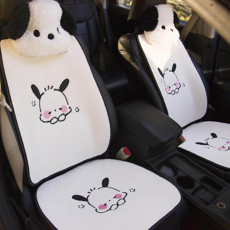 汽车头枕和腰部支撑卡通狗靠垫可爱的脖子枕头女神汽车供应四季通