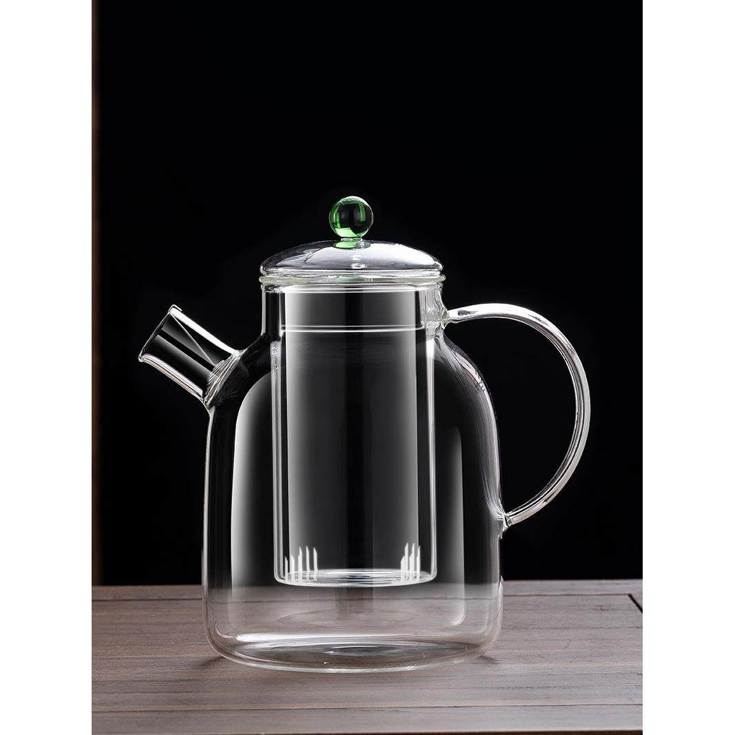 全玻璃煮茶壶电陶炉加厚耐高温玻璃烧水壶大容量煮茶器养生壶套装