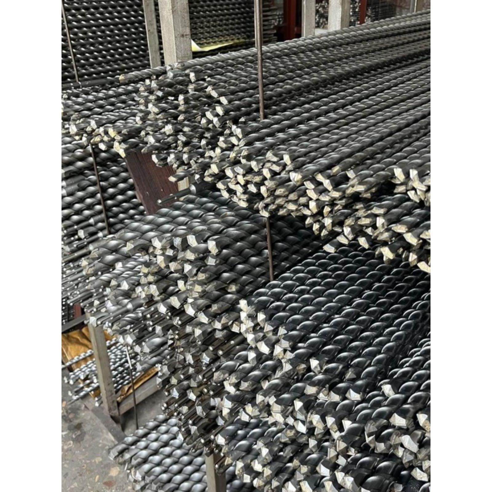 电锤冲击钻头25公分-1.5米方柄四坑穿墙过墙混泥土加长超长打孔*