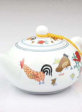 高白瓷清货23.9元公鸡西施茶壶泡茶碗茶杯单个景德镇功夫茶具创意