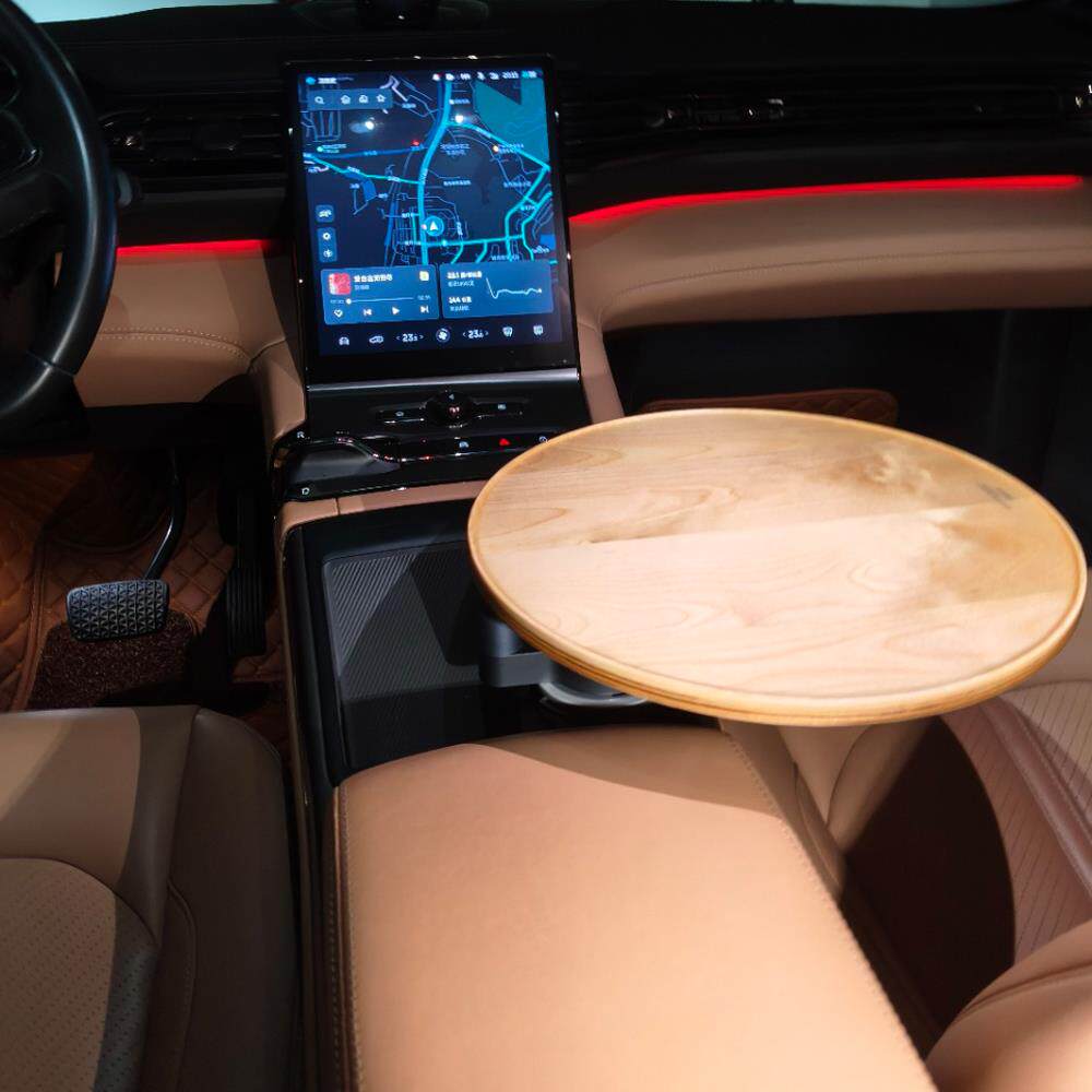 蔚来Es6/Es7/Ec7/Et5方圆悬挂小桌前后旋转托盘杯架餐桌