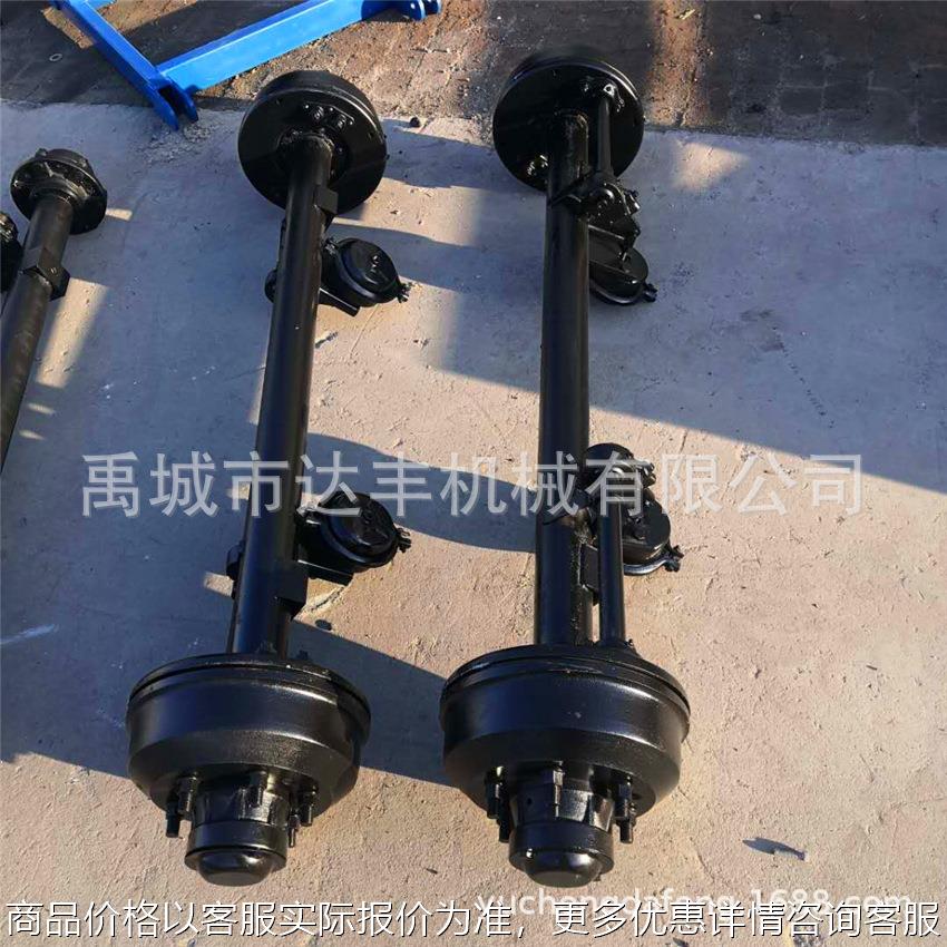 农用拖车前后桥 气刹油刹桥 130型六孔车桥