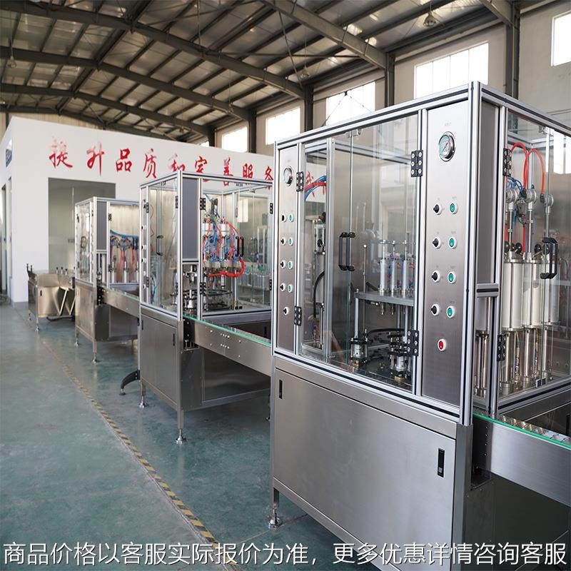 100罐每分钟双进罐全自动高速气雾剂灌装机设备生产线