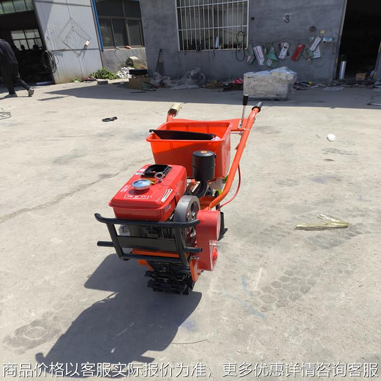 手推玉米播种机 施肥播种一体机 小型汽油精播机