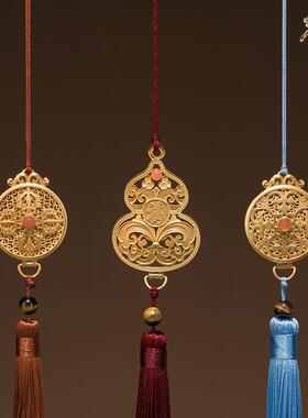 铜大师全铜纯金镀金挂件精美香挂《家居饰品客厅办公车挂礼品》