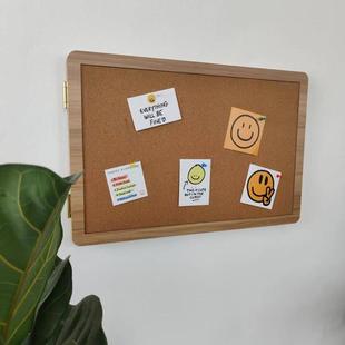 原木风入户门电表箱装饰画现代遮挡超薄照片墙软木板创意电箱盖板