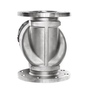 大口径腰鼓阀法兰气动T型304不锈钢角座阀法兰蒸汽耐腐蚀高温100