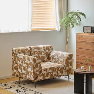 实木可旋转扶手飞翼沙发椅客厅阳台卧室单人沙发休闲 躺椅酒店家