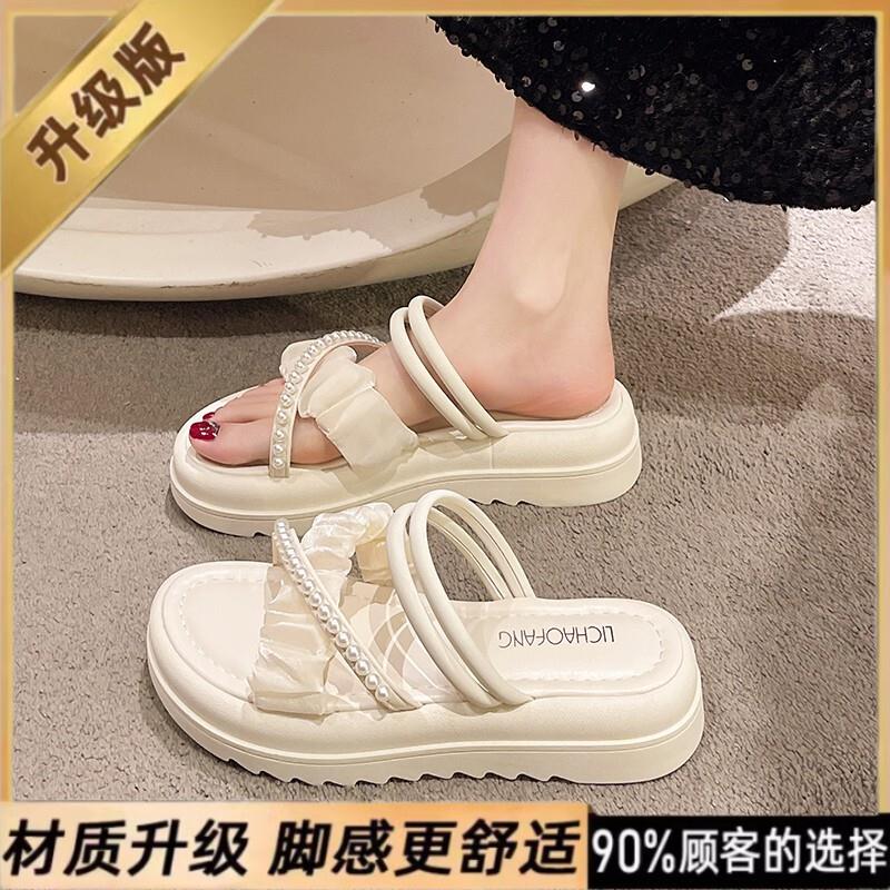 推荐踩屎感仙女风凉鞋女款