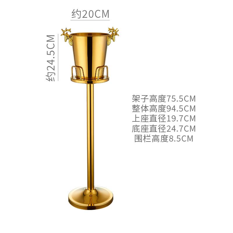 不锈钢香槟桶架欧式冰桶架