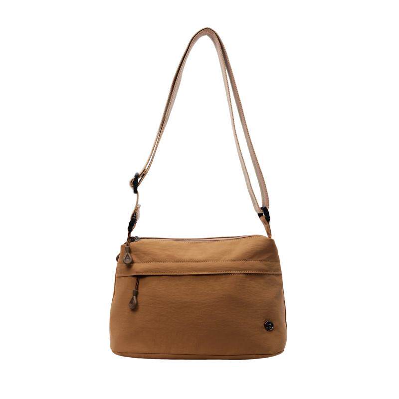 推荐2025新款潮超火尼龙布包女包休闲百搭单肩斜挎包轻便女士小包