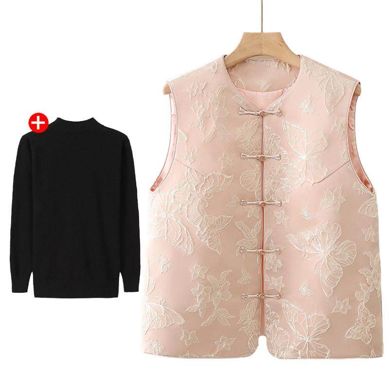 推荐中年妇女马甲婆婆春秋装背心50多岁穿国风唐装衣服妈妈装盘扣,女装/女士精品,中老年女装,淘宝优惠券,粉丝福利购,淘宝优惠卷