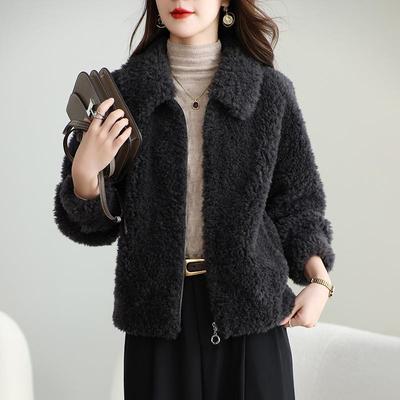 推荐美拉德大码羊剪绒皮毛