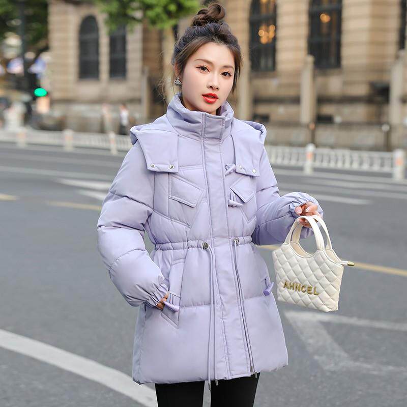 极速韩版棉服中长款时尚加厚甜美减龄上衣2026年冬季新款女士棉袄