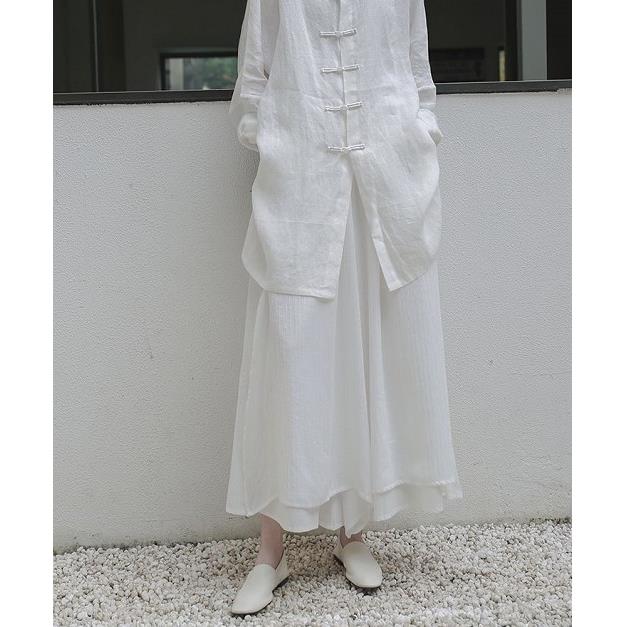 极速2026春秋棉麻白衬衫女士长袖薄款宽松衬衣开衫茶服打太极瑜伽