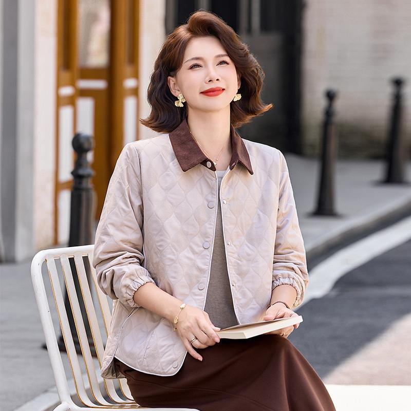 极速中老年女装秋装外套洋气时尚2026新款50岁妈妈春秋夹克上衣阔