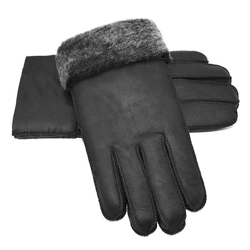 真皮手套女冬季加厚防寒保