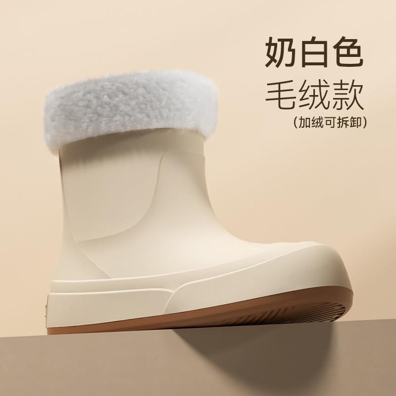 推荐软底舒适女款防水雨鞋