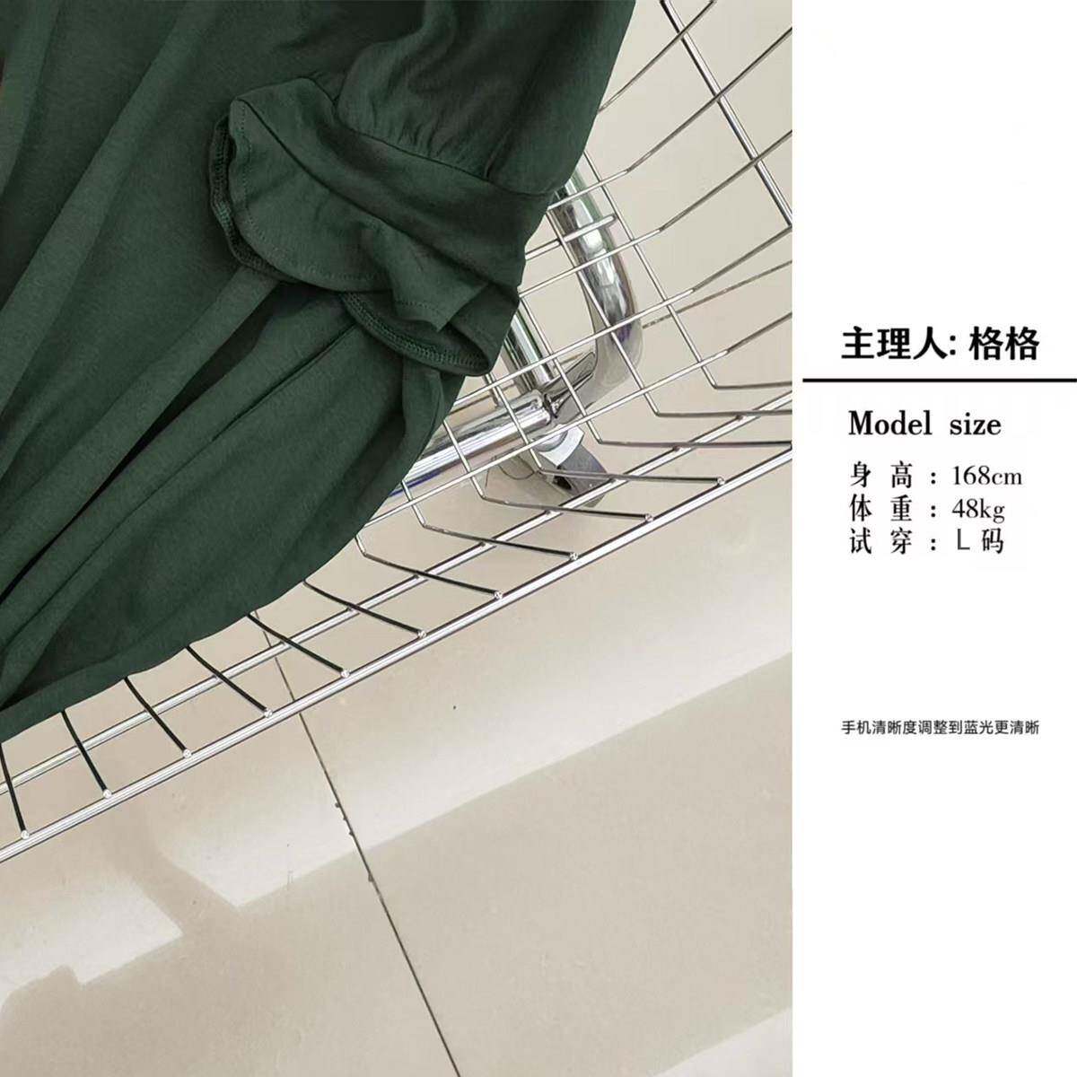 极速高质量早秋款欧版流光风时尚潮流百搭落肩袖圆领短袖T恤