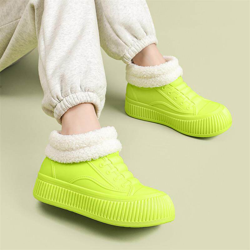 推荐好看的雨鞋女款2026新款加绒低帮防水鞋防滑胶鞋新款软底雨靴