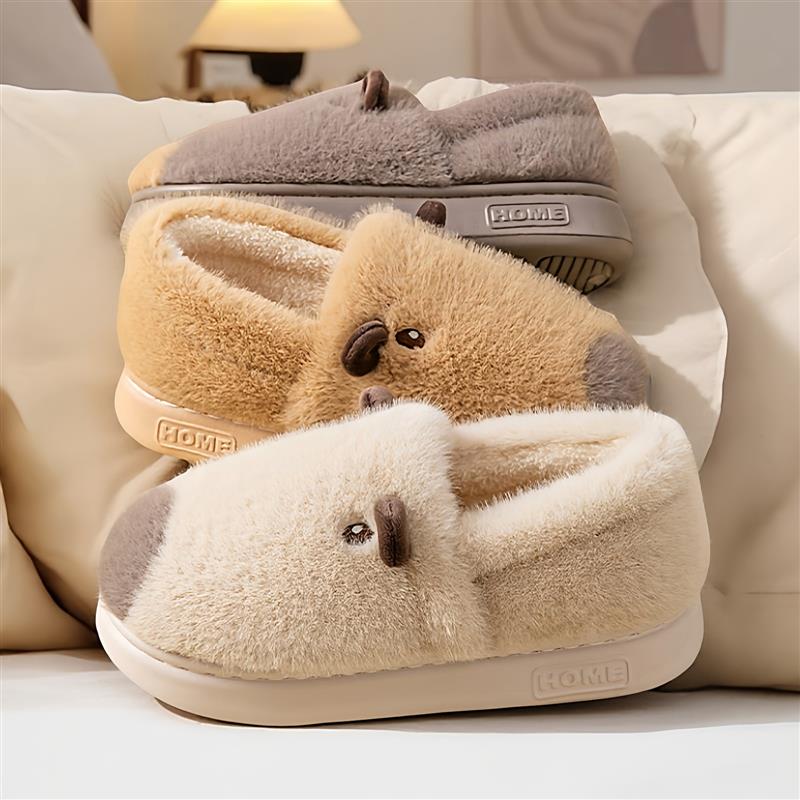 包跟棉拖鞋女士居家用情侣