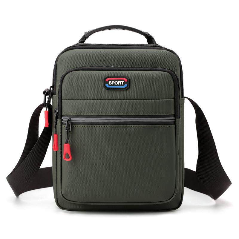 推荐男包休闲斜挎包尼龙布小背包男士包包休闲单肩包帆布包手提商