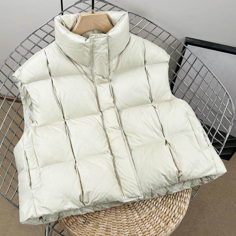 推荐短款羽绒马甲女外穿2025秋冬季新款高级感时髦洋气小个子马夹