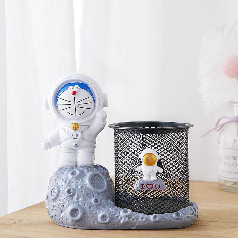 宇航员树脂笔筒六一儿童同学朋友开学毕业小礼品礼物节日铁艺笔筒