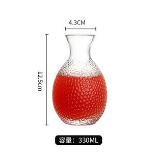 推荐网红清酒壶小酒馆冰酒壶温酒器氛围感酒杯微醺果酒杯鸡尾酒杯