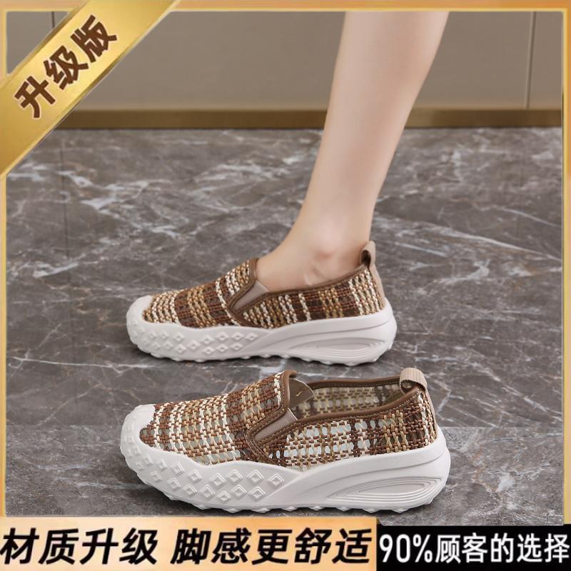 推荐踩屎感老北京布鞋女夏