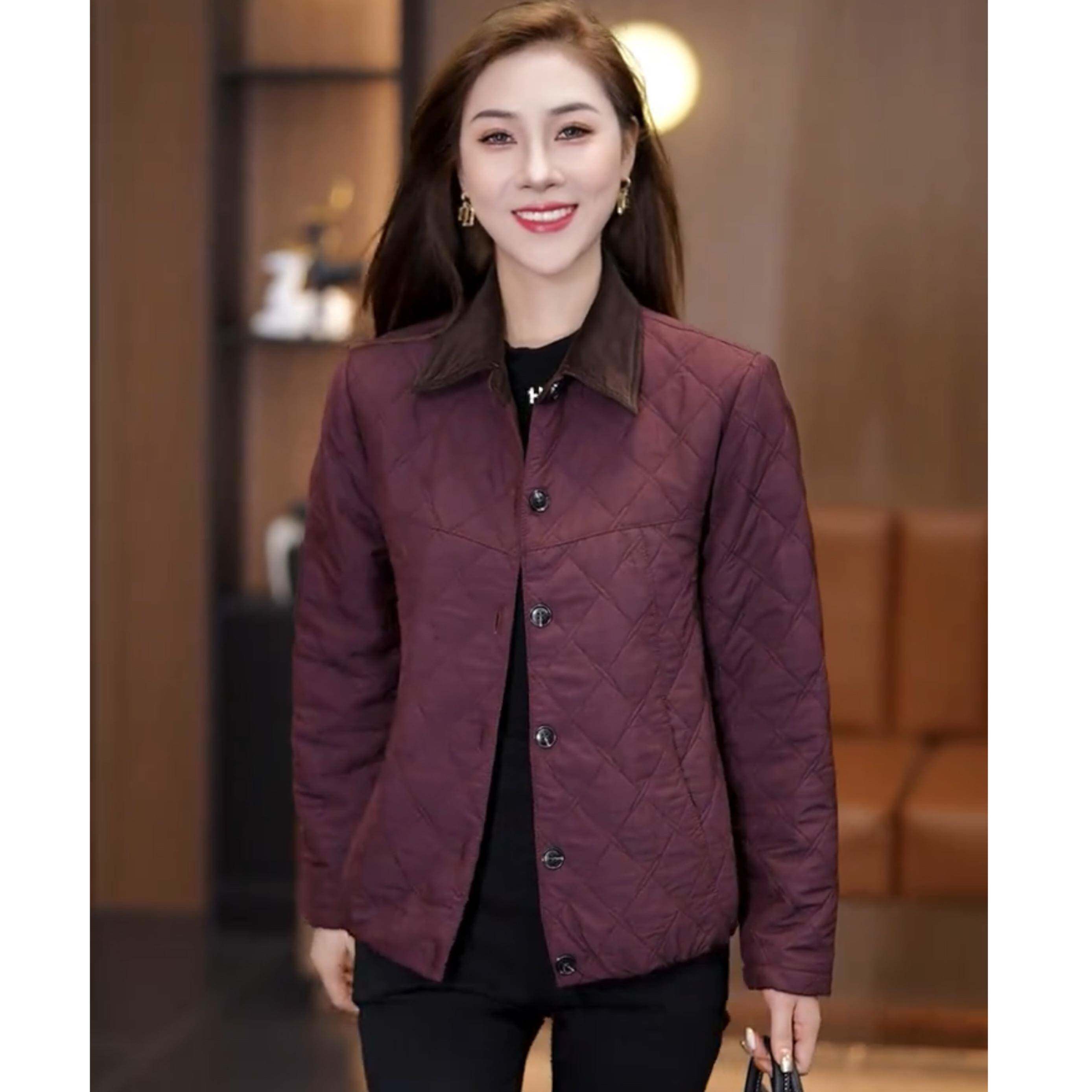 极速中老年女装棉袄小个子妈妈棉服轻薄短款秋冬装外套时尚洋气小