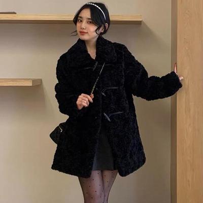 推荐羊羔毛绒外套女秋冬季