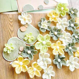 绿色系幼儿园边框装饰主题墙面环创雪梨纸春天布置材料森系小清新