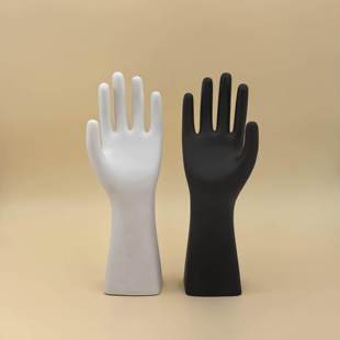 男手模特道具35cm工业手套展示手模型加长加大男左右手拍摄模特道
