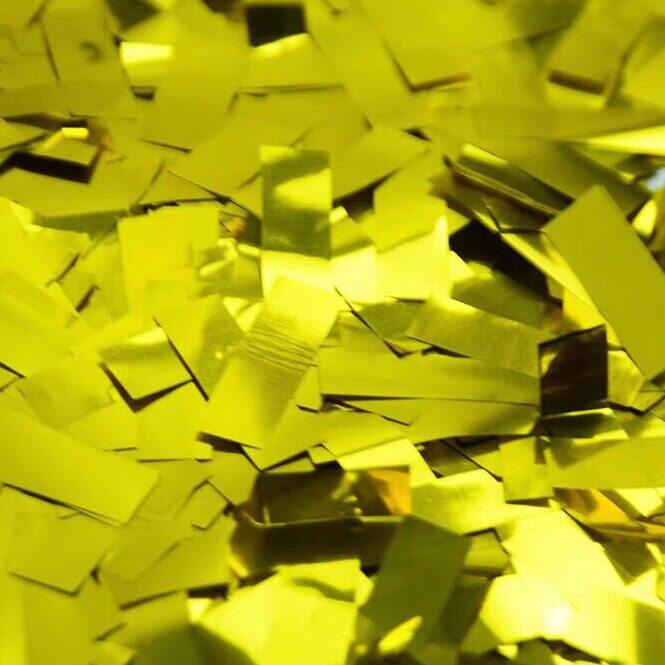 礼炮金箔纸彩纸亮片彩色纸开业庆典结婚礼用品婚庆撒花彩虹机喷纸