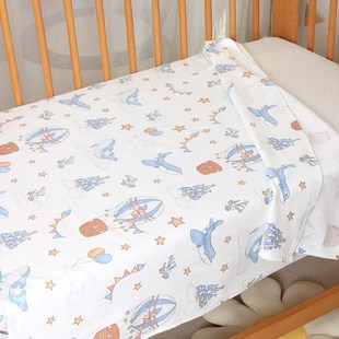 婴儿床单纯棉a类宝宝专用小床单A儿童男孩女孩拼接床床单被单秋冬