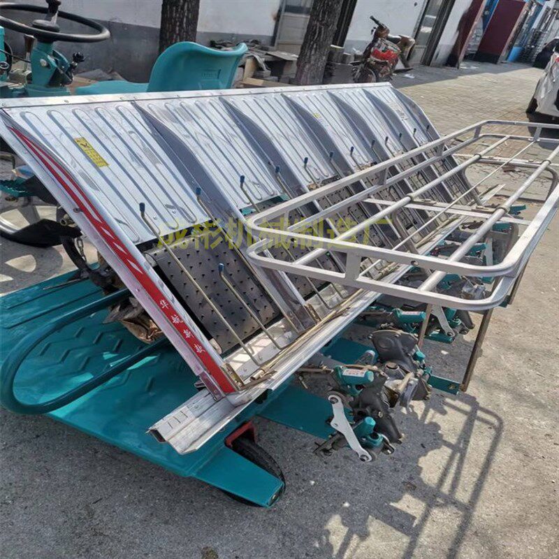 德棵6行高速水稻插秧s机 乘坐式四轮高速插秧机水稻禾苗机