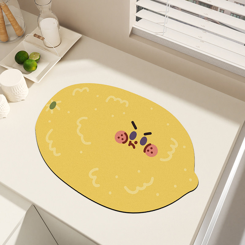厨房沥水垫餐具碗垫杯垫吧台防滑卡通多巴胺乾燥垫餐桌台面吸水凉,居家布艺,厨房地垫,淘宝优惠券,粉丝福利购,淘宝优惠卷