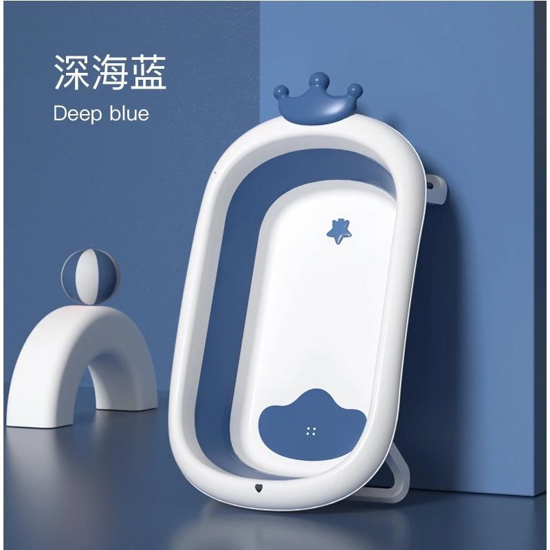 婴儿洗澡盆宝宝折叠浴盆新生幼儿童可坐躺家用大号沐浴盆儿童用品