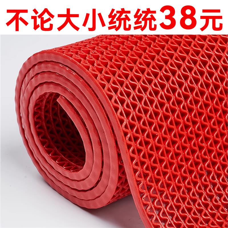 防滑垫商用大面积可裁剪塑料PVC镂空防水隔水厨房洗手Z间浴室地垫